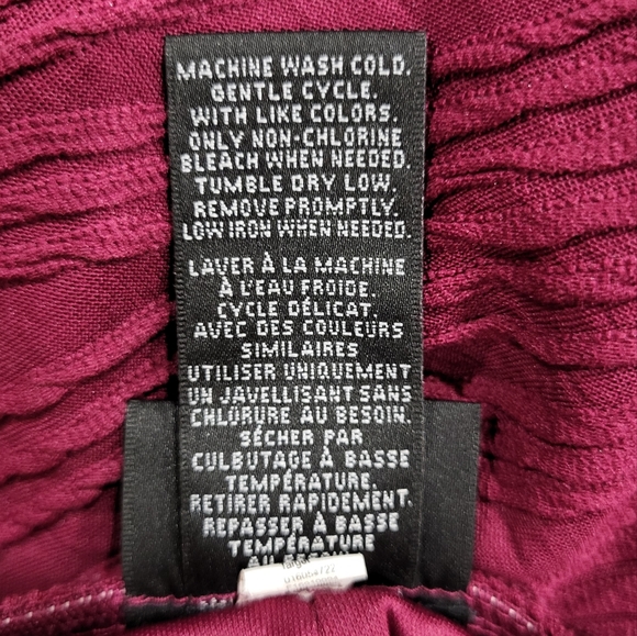 Wassio textured midi plum skirt - Picture 4 of 4